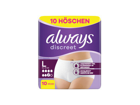 always discreet Culotte pour fuites urinaires Plus, taille L