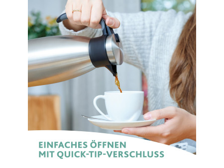 emsa Pichet isotherme SOFT GRIP, 1 litre, acier inox /