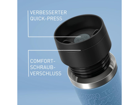 emsa Gobelet isotherme TRAVEL MUG Classic, 0.36 L., bleu
