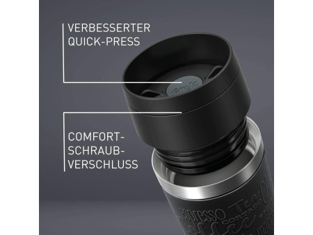 emsa Gobelet isotherme TRAVEL MUG Classic, 0,36 L., noir