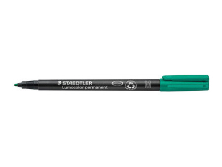 STAEDTLER Marqueur permanent 317M Lumocolor, vert