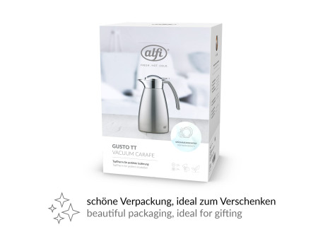 alfi Pichet isotherme GUSTO TOPTHERM, 0,6 litre, inox mat