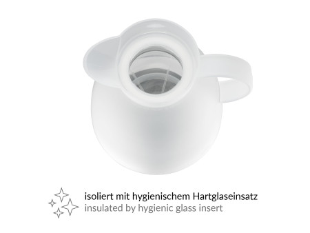 alfi Pichet isotherme pour thé DAN TEA, 1,0 litre, blanc
