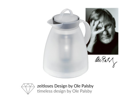alfi Pichet isotherme pour thé DAN TEA, 1,0 litre, blanc
