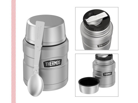 THERMOS Récipient alimentaire STAINLESS KING, 0,47 l, argent