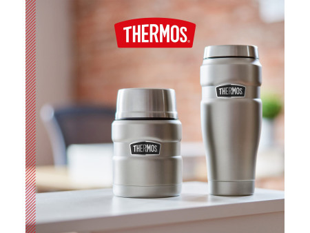 THERMOS Récipient alimentaire STAINLESS KING, 0,47 l, argent