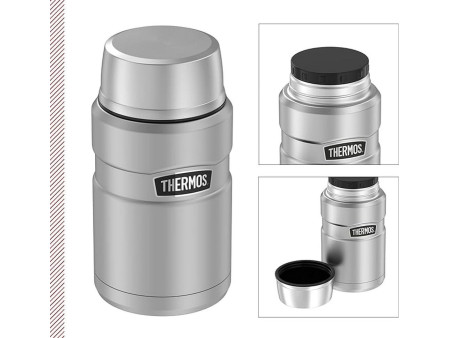 THERMOS récipient alimentaire STAINLESS KING, 0,71 litre,