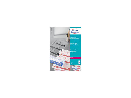 AVERY Zweckform Film pour formes d'impression, A4