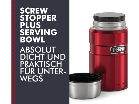 THERMOS récipient alimentaire STAINLESS KING, 0,71 litre,