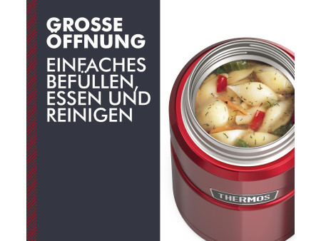 THERMOS récipient alimentaire STAINLESS KING, 0,71 litre,