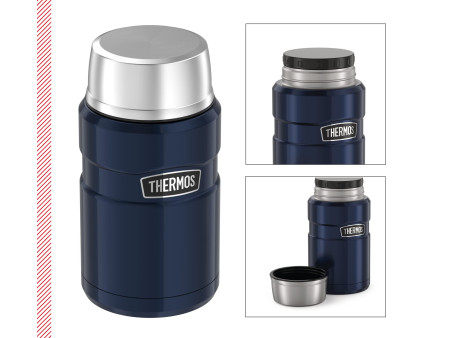 THERMOS récipient alimentaire STAINLESS KING, 0,71 litre,