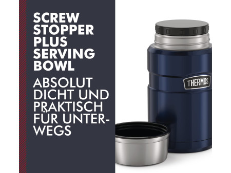 THERMOS récipient alimentaire STAINLESS KING, 0,71 litre,