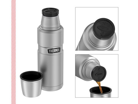 THERMOS Bouteille isotherme STAINLESS KING, 0,47 litre