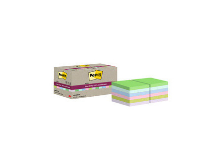 Post-it Bloc-note super sticky Recycling notes, assorti