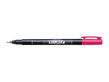 Tombow Stylo de calligraphie Fudenosuke, brun