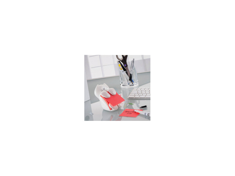Post-it Distributeur Z-Notes 'Chat', équipé, blanc
