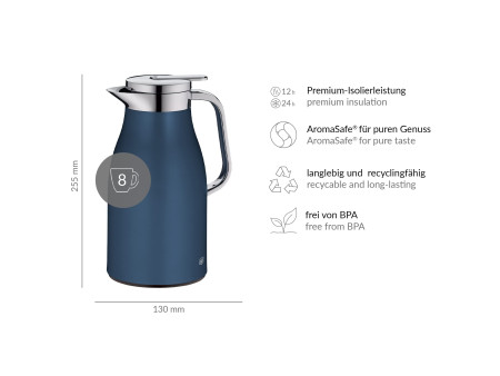 alfi Pichet isotherme SKYLINE, 1,0 litre, dark denim mat