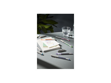 FABER-CASTELL Stylo roller Free Ink Fine, bleu clair