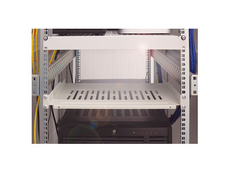 LogiLink Etagère 19', 1 U, montage fixe, (P)250 mm,