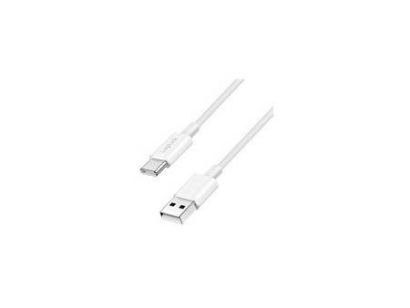 LogiLink Câble USB 2.0, USB-A - USB-C, 0,5 m, blanc