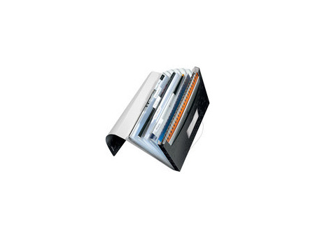 LEITZ Trieur ménager WOW, A4, PP, 6 compartiments, jaune