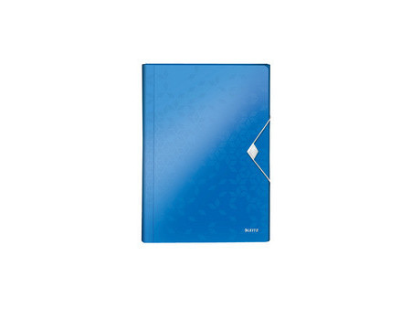 LEITZ Trieur ménager WOW, A4, PP, 6 compartiments, bleu