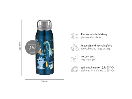 alfi Gourde isotherme KIDS ISO BOTTLE 'dino pirates', 0,35 L