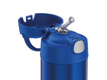 THERMOS Gourde isotherme FUNTAINER Straw Bottle, bleu