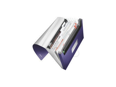LEITZ Trieur ménager Style, A4, PP, 6 compartiments, vert