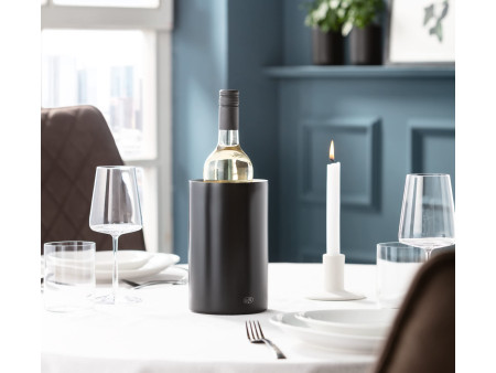 alfi Rafraîchisseur de bouteille VINO, acier inox noir mat