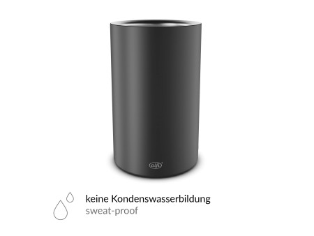 alfi Rafraîchisseur de bouteille VINO, acier inox noir mat