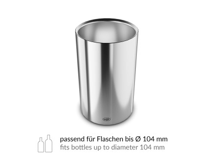 alfi Rafraîchisseur de bouteille VINO, acier inox champagne