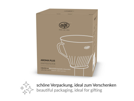 alfi Filtre à café AROMA PLUS, en plastique bio, beige