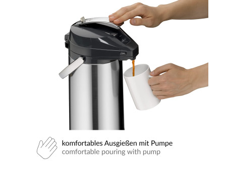 alfi Pichet isotherme à pompe, 2,2 litres, inox