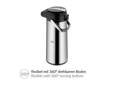 alfi Pichet isotherme à pompe, 3 litres, inox