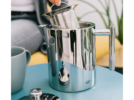 alfi Théière TEA POT, 1,4 litre, inox poli