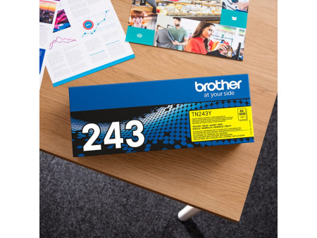 brother Toner pour brother HL-L3210D/L3210CW, jaune