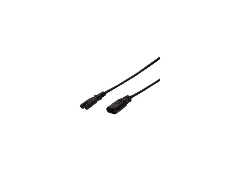 LogiLink Câble de rallonge à 3 broches, C8 - C7, 2,0 m