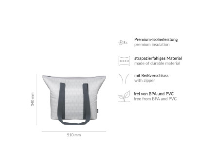 alfi Sac isotherme ISO SHOPPER, 17 L, motifs géometriques