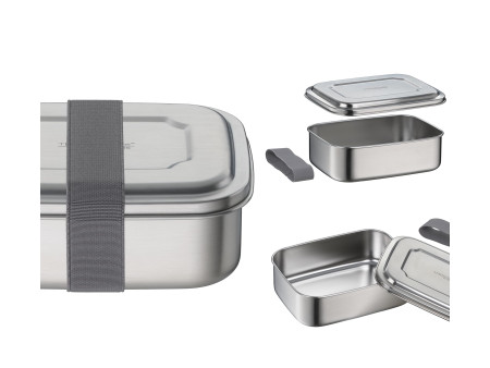THERMOS Boîte à encas THERMOcafé SANDWICH BOX, 0,8 L, gris