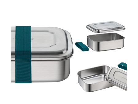 THERMOS Boîte à encas THERMOcafé SANDWICH BOX, 1 L, pétrole