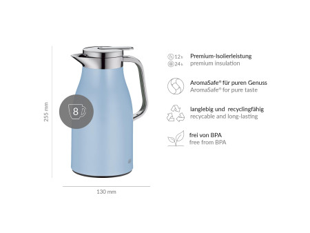 alfi Pichet isotherme SKYLINE, 1,0 litre, pastel water
