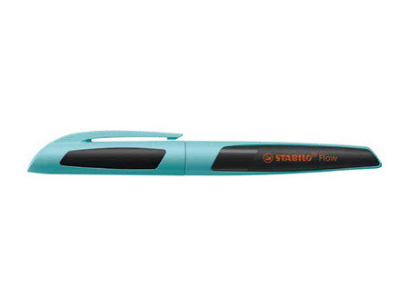 STABILO Stylo à bille Flow, vert kaki/noir
