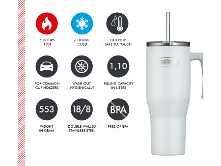 THERMOS Gobelet isotherme RS, 1,1 litre, blanc