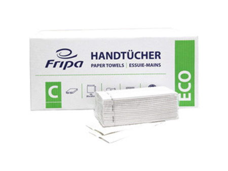 Fripa Essuie-mains ECO, 250 x 330 mm, pli-C, blanc