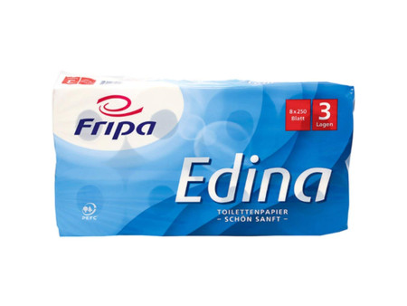 Fripa Papier toilette Edina, 2 couches, extra blanc