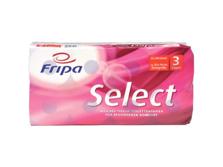 Fripa Papier toilette Select, 2 couches, extra blanc
