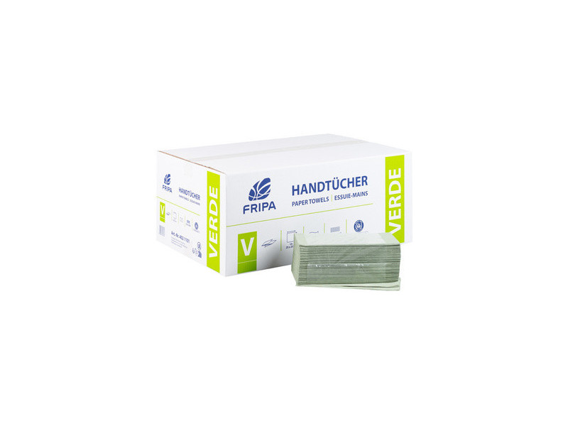 Fripa Essuie-mains VERDE, 250 x 330 mm, pli-C, vert