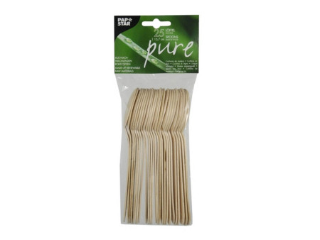 PAPSTAR Cuillère en bois 'pure', longueur: 157 mm, par 25