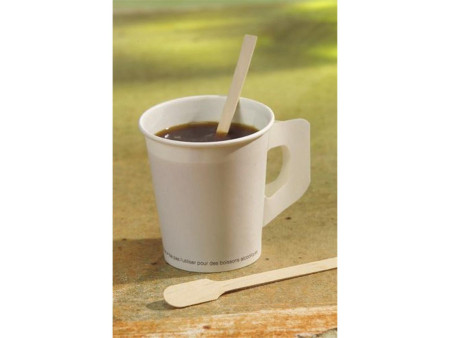 PAPSTAR Touillette 'pure', longueur, 130 mm, en bois
